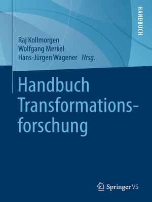 cover image of Handbuch Transformationsforschung